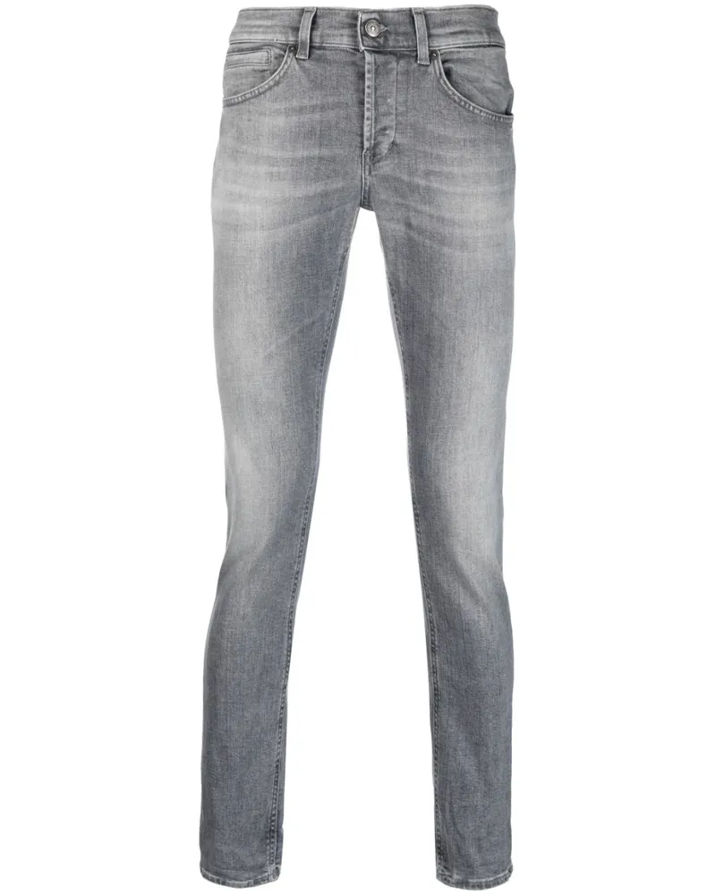 Dondup Tief sitzende Skinny-Jeans Grau