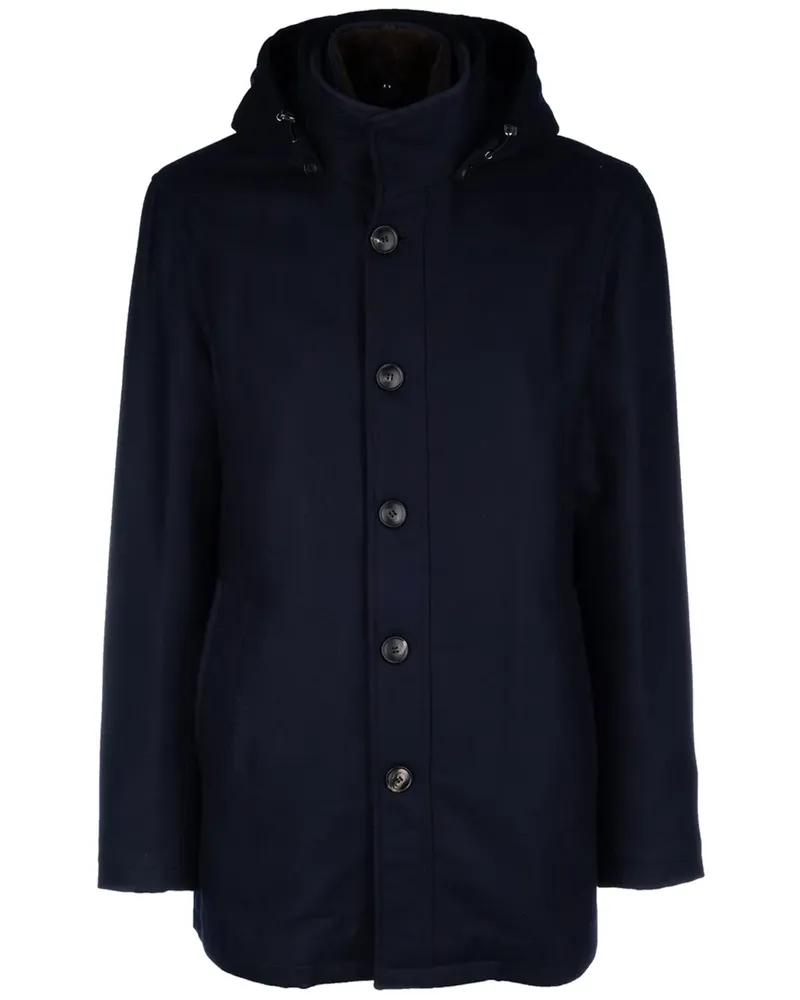BARBA Jacke aus Wolle - Blau Blau