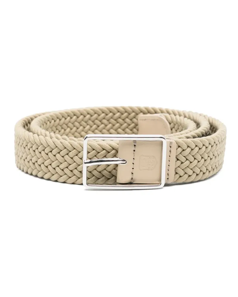 Corneliani Geflochtener Gürtel - Nude Nude