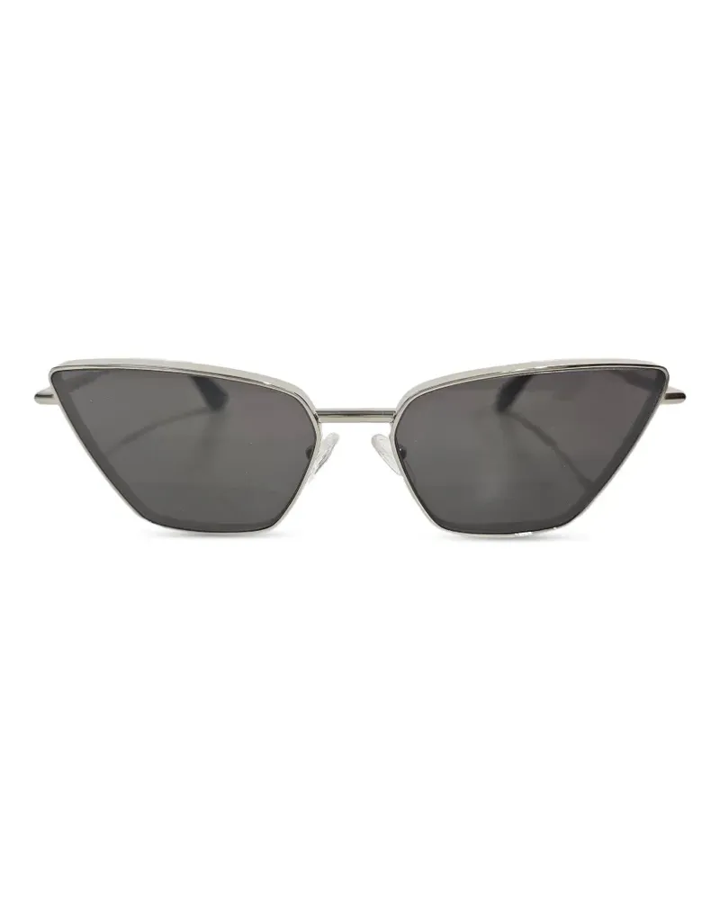 Alexander McQueen geometric sunglasses - Silber Silber