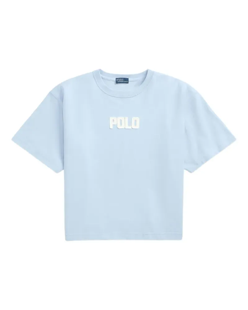 Ralph Lauren T-Shirt mit Logo-Patch - Blau Blau