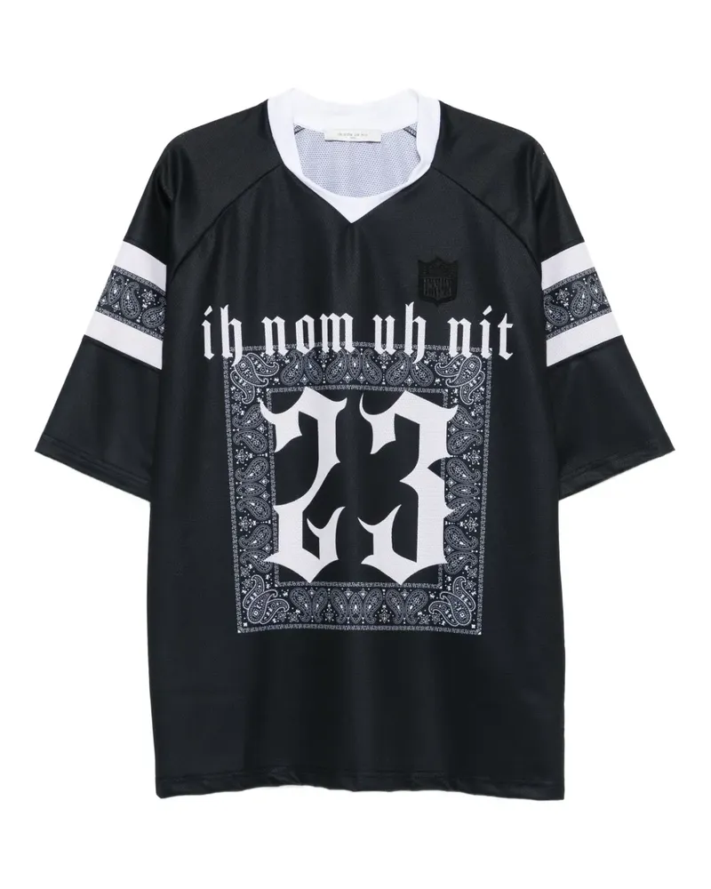 IH NOM UH NIT T-Shirt mit Logo-Print - Schwarz Schwarz