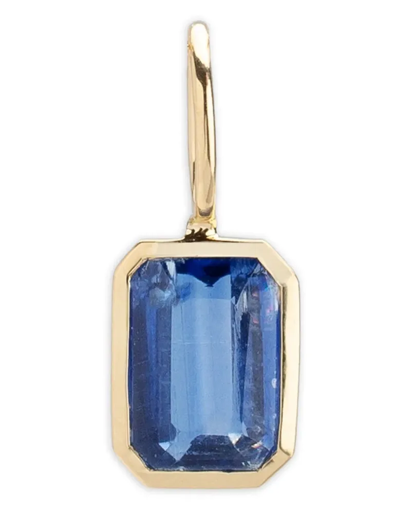 WHITE BIRD 18K yellow gold Dancing Drop kyanite pendant Gold