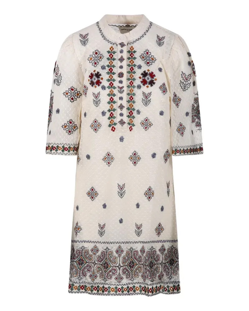 Antik Batik Danae mini dress - Nude Nude