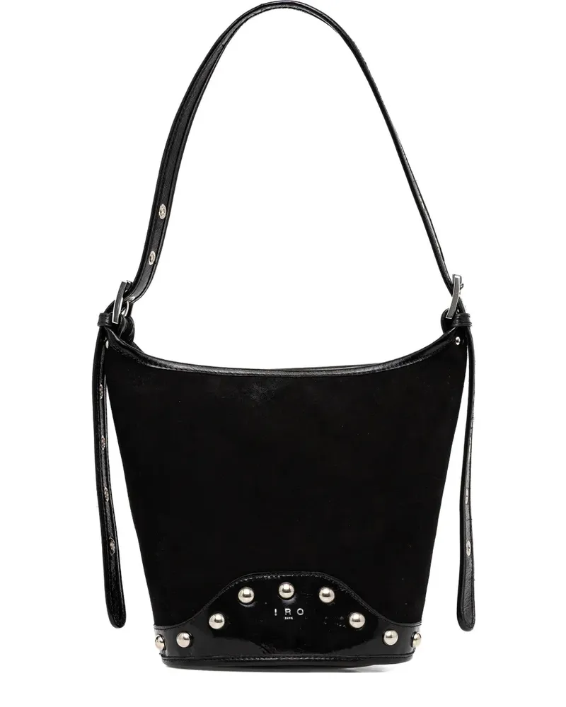 IRO mini studded tote bag - Schwarz Schwarz