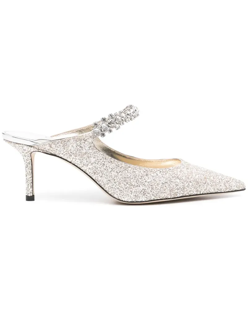 Jimmy Choo Bing Mules 65mm - Nude Nude