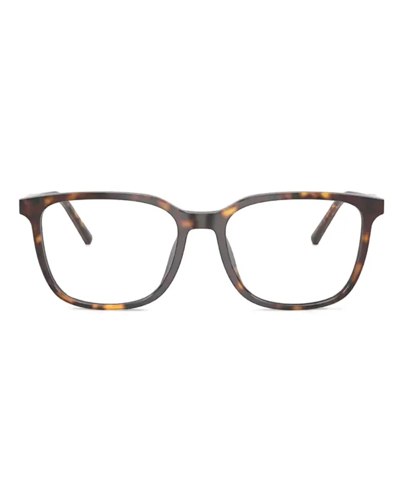 Dolce & Gabbana Eckige Brille in Schildpattoptik - Braun Braun