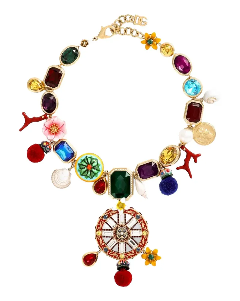 Dolce & Gabbana Carreto Wheel Halskette - Gold Gold