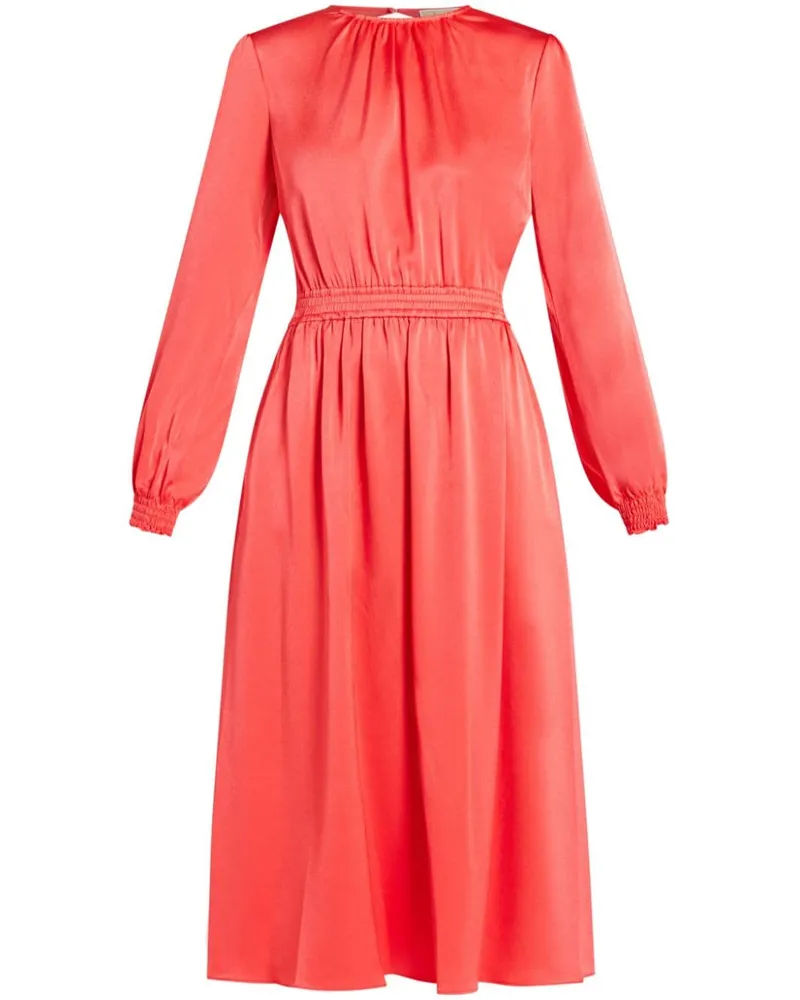 Michael Kors Rückenfreies Midikleid aus Satin - Rosa Rosa