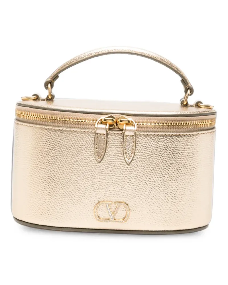 Valentino Garavani Mini VLogo Signature Kosmetiktasche - Gold Gold
