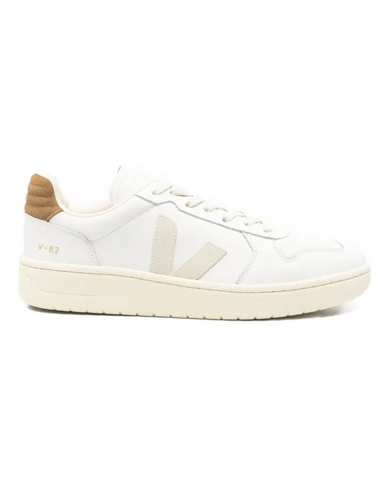 VEJA V-82 II leather logo sneakers - Weiß Weiß