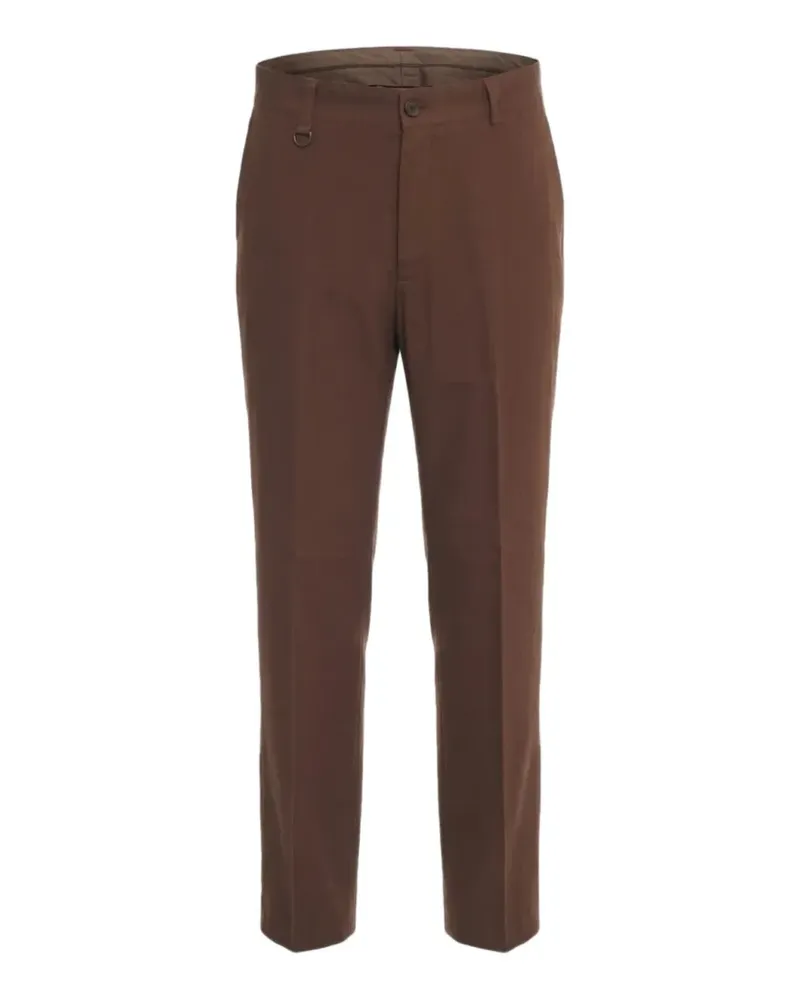 Paolo Pecora Milano straight-leg chino trousers - Braun Braun
