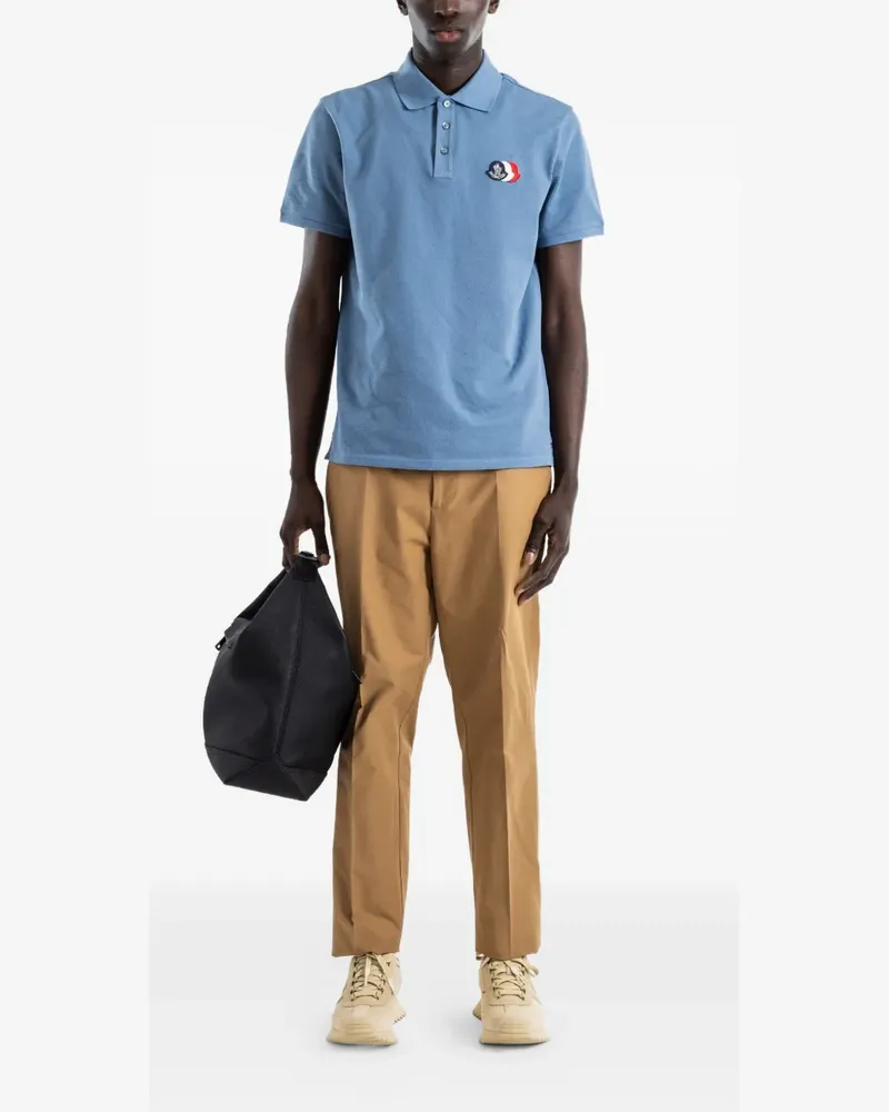 Moncler pressed-crease tailored trousers - Nude Nude