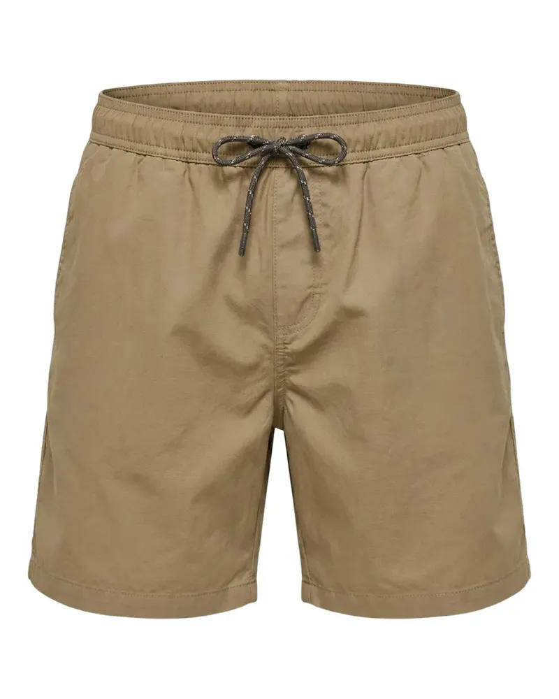 SEASE drawstring swim shorts - Nude Nude