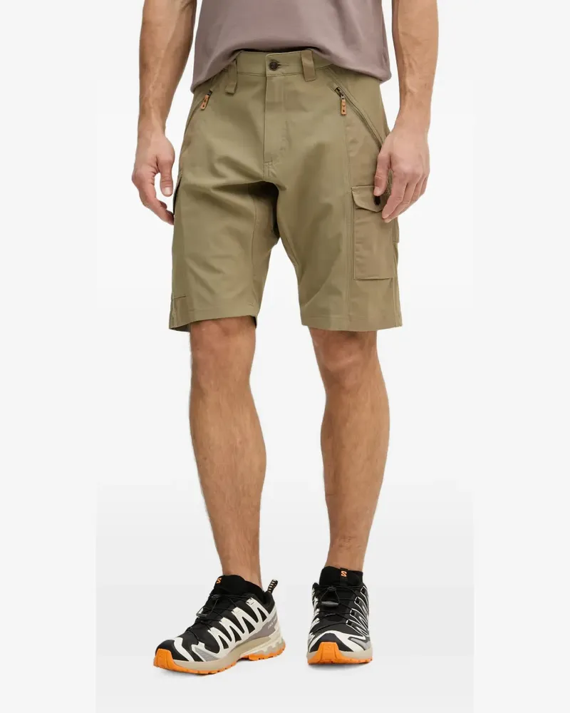 Fjäll Räven Abisko Cargo-Shorts mit Reißverschluss - Grün Grün