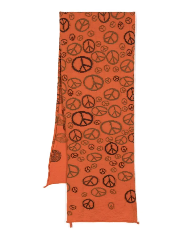 KAPITAL Peace Wollschal Orange