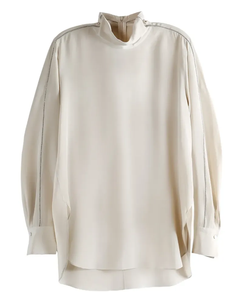 Brunello Cucinelli Klassische Bluse - Nude Nude