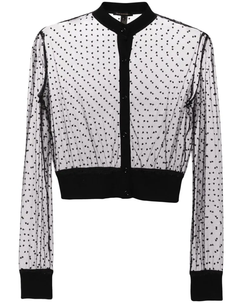 Kiki De Montparnasse Merci Cardigan - Schwarz Schwarz