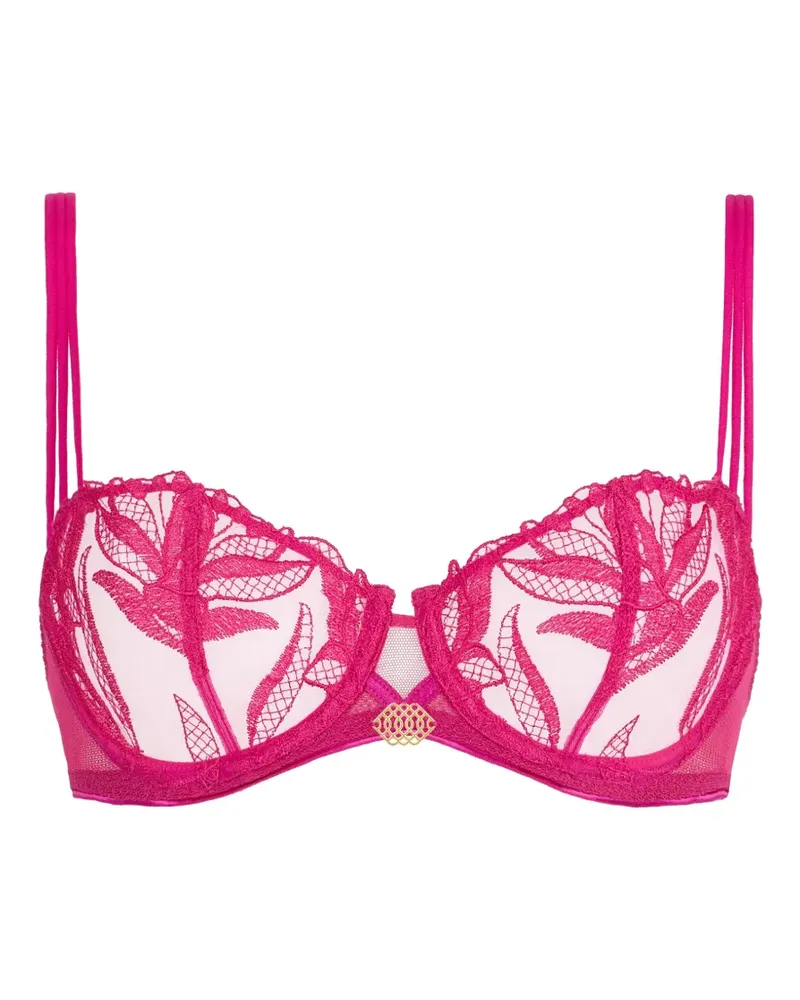 Aubade Sweet Euphoria BH mit Blumenstickerei - Rosa Rosa