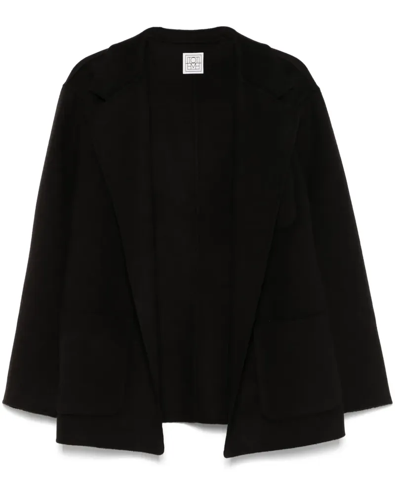 Totême Jacke mit aufgesetzten Taschen - Schwarz Schwarz