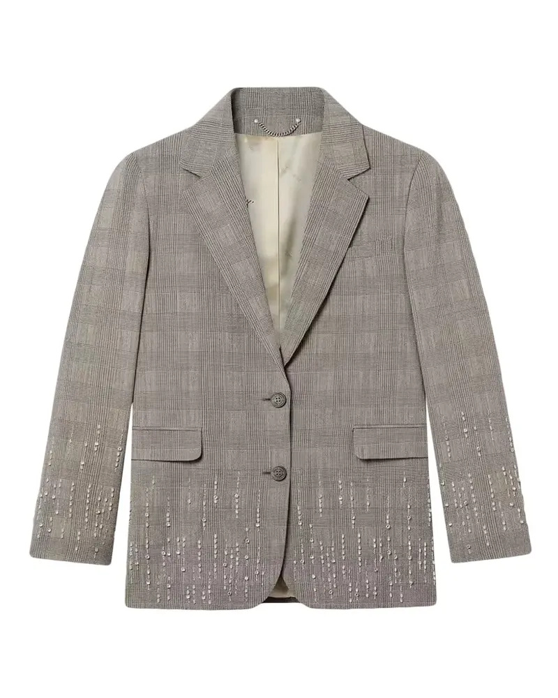 Golden Goose check-pattern blazer - Grau Grau