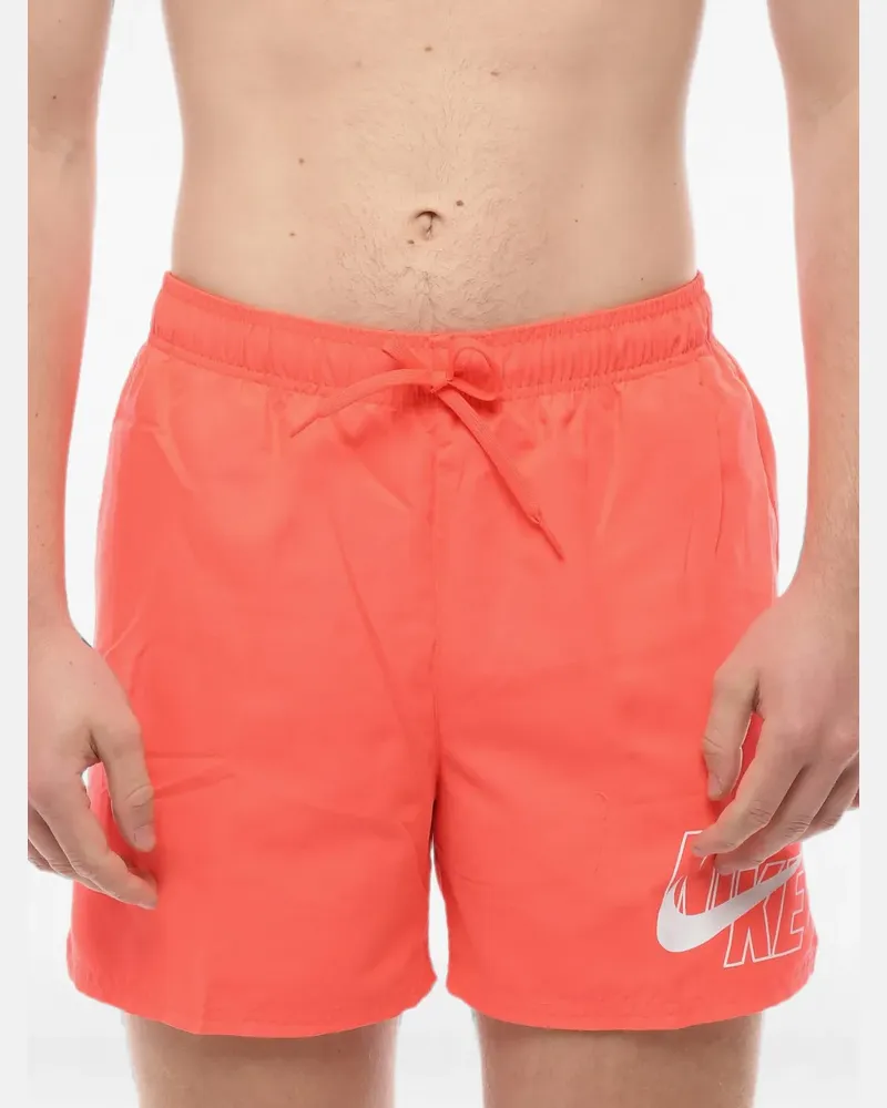 Nike Badehose mit Logo-Print - Orange Orange