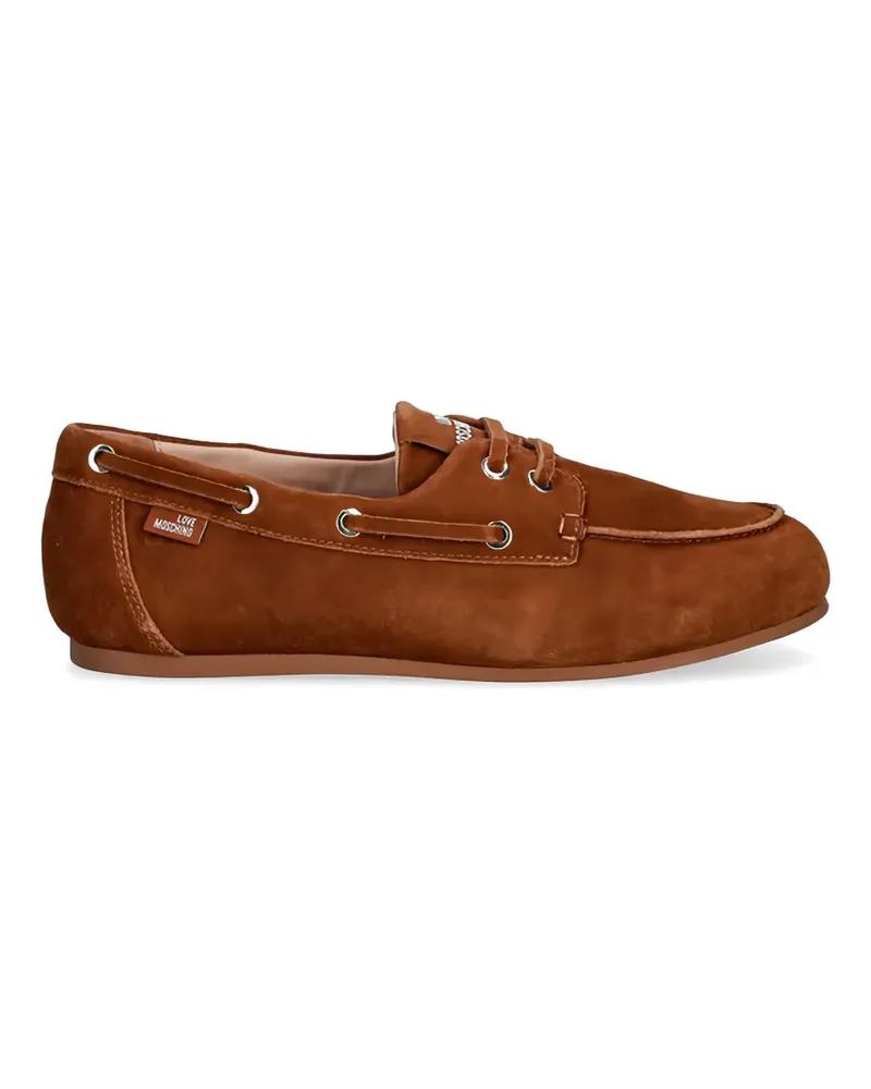 Moschino lace-up loafers - Braun Braun