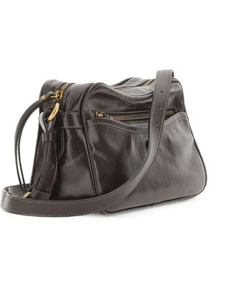 Gianni Chiarini Cora leather shoulder bag - Braun Braun