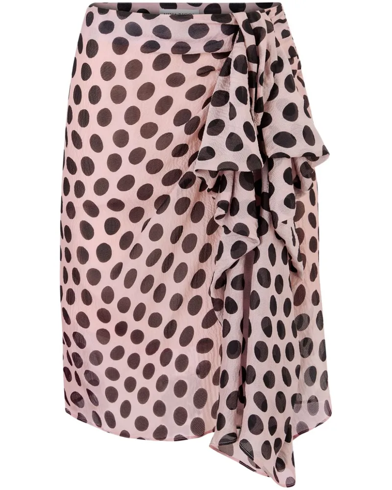Nina Ricci Asymmetrischer Rock - Rosa Rosa