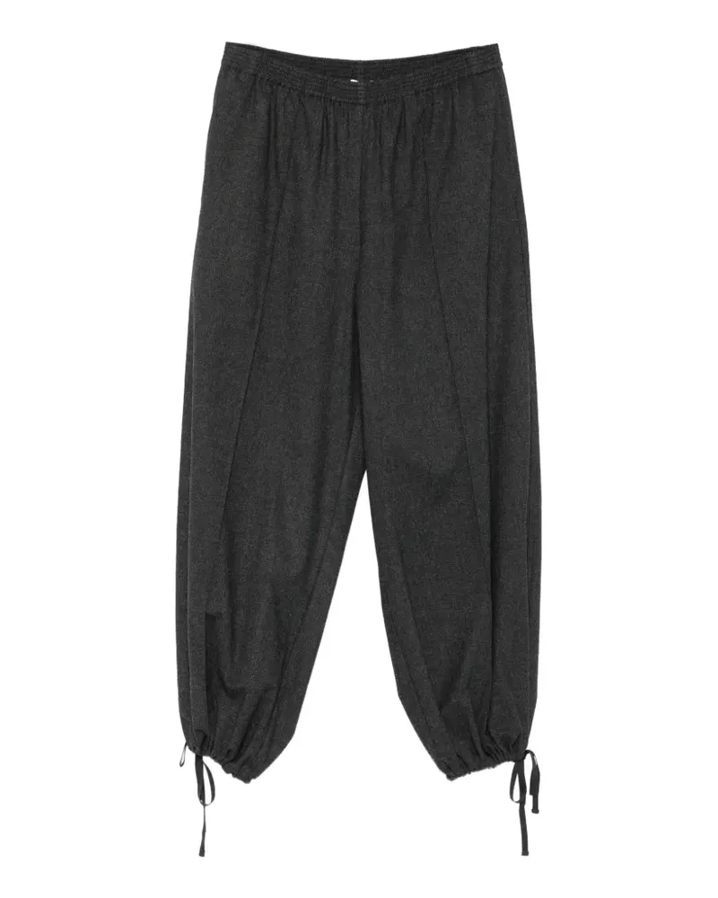 ALYSI Straight-Leg-Hose mit Kordelzug - Grau Grau