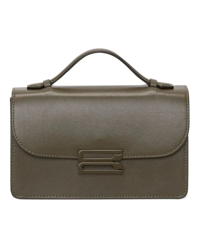 Victoria Beckham Mini Dorian Satchel-Tasche mit Henkel - Grün Grün