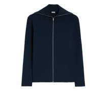 Cardigan mit Reißverschluss - Blau