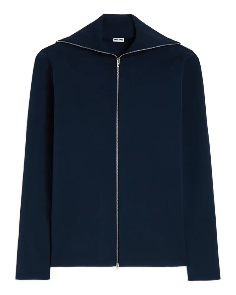 Jil Sander Cardigan mit Reißverschluss - Blau Blau