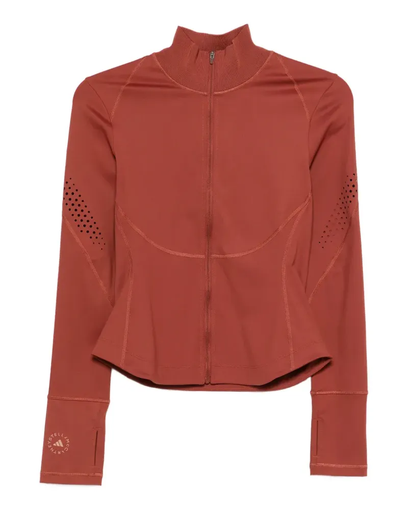 adidas Shell-Jacke mit Lochmuster - Braun Braun