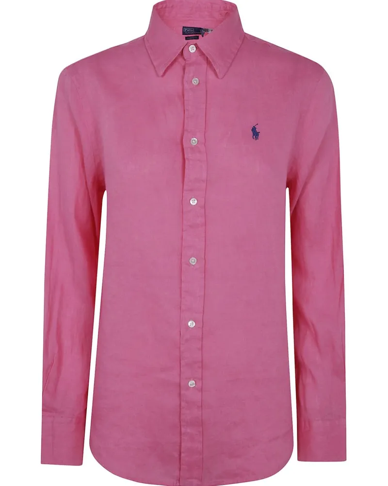 Ralph Lauren Hemd mit Polo Pony - Rosa Rosa