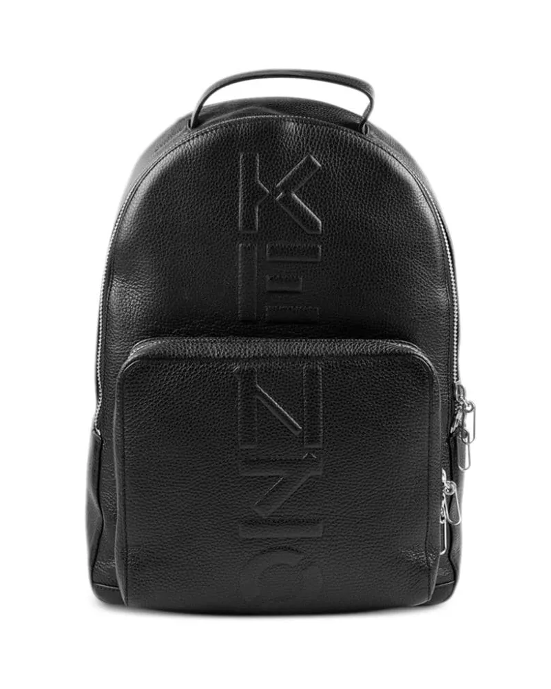 Kenzo Rucksack mit Logo-Prägung - Schwarz Schwarz