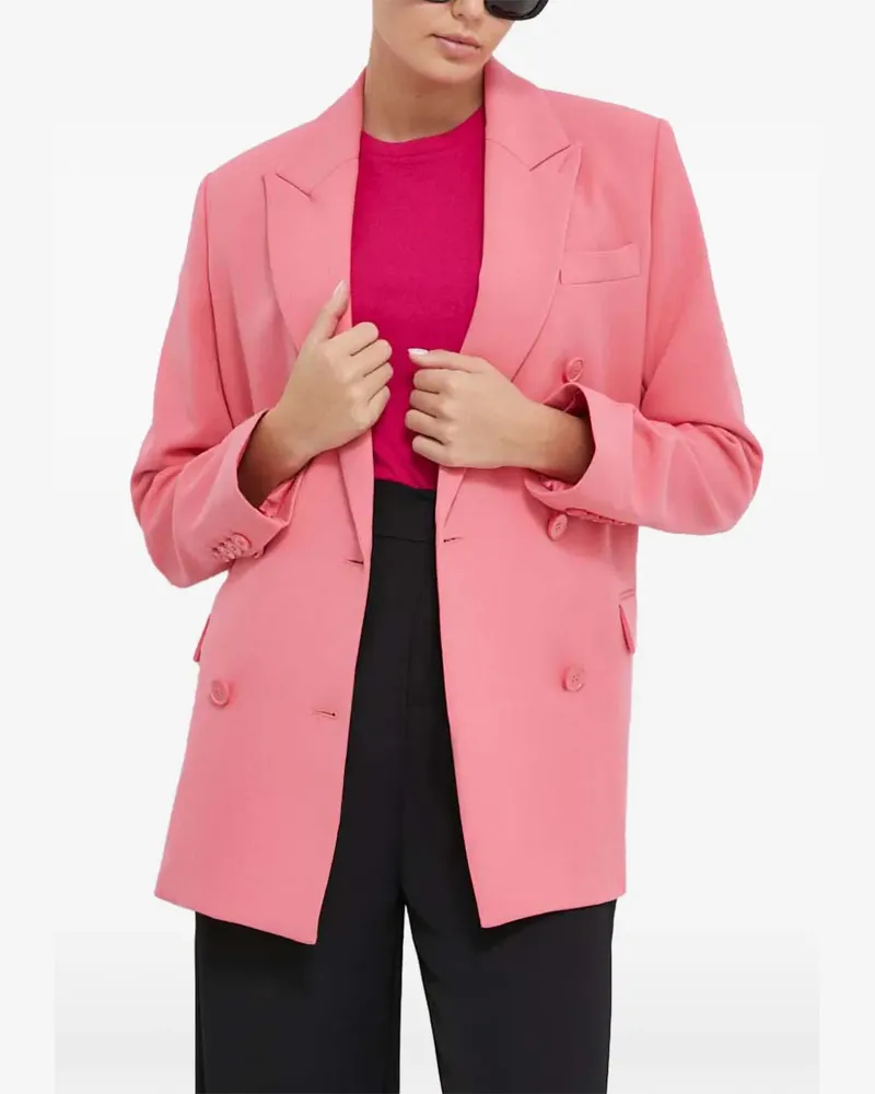 Benetton double-breasted blazer - Rosa Rosa