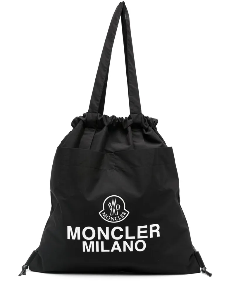 Moncler AQ Drawstring Shopper - Schwarz Schwarz