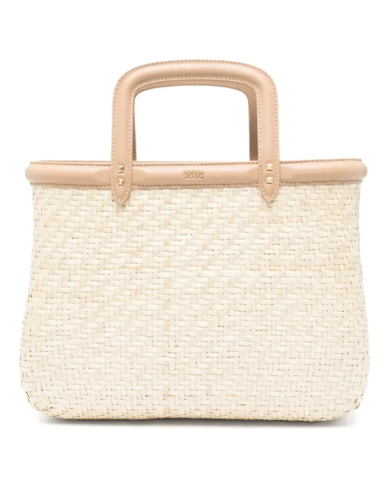 Rodo Vimini Tote Bag - Nude Nude