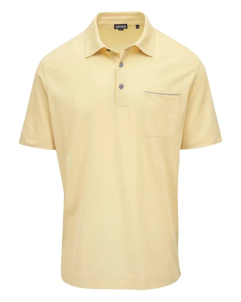 Ermenegildo Zegna pocket short-sleeve polo shirt - Gelb Gelb