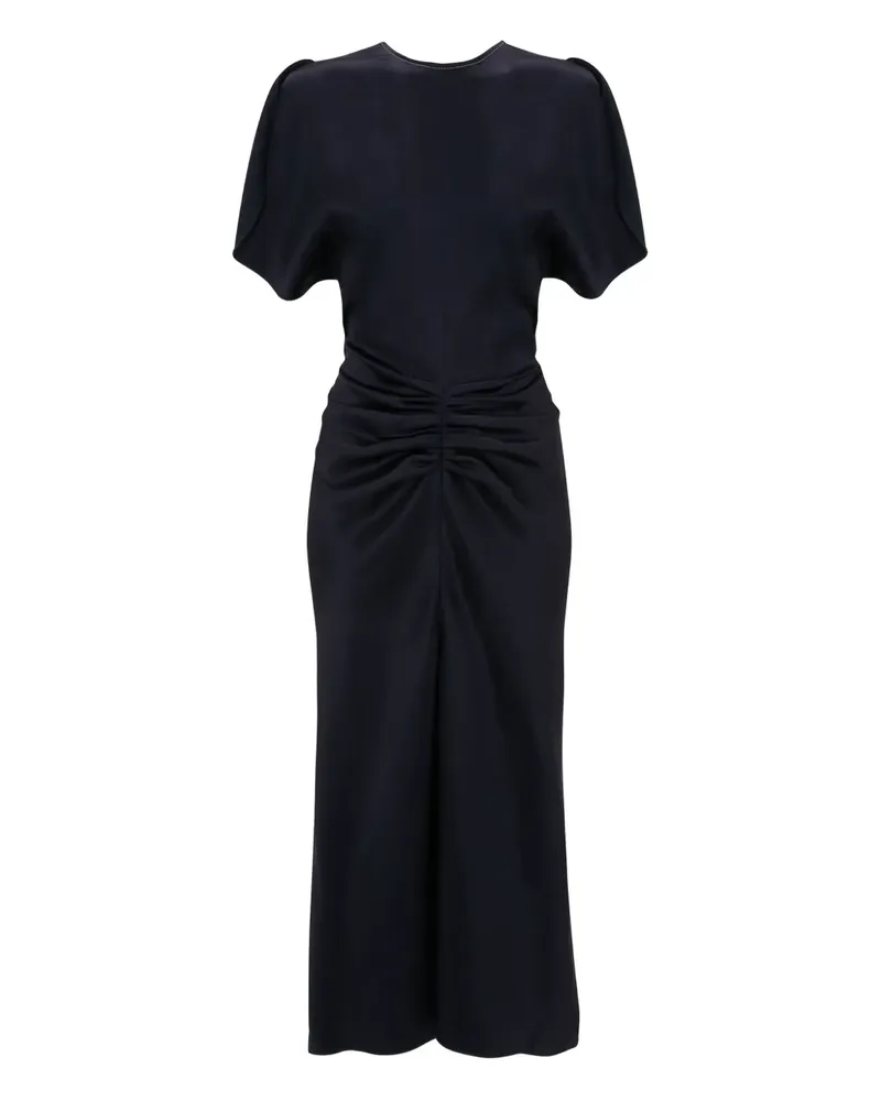 Victoria Beckham Gerafftes Kleid - Blau Blau