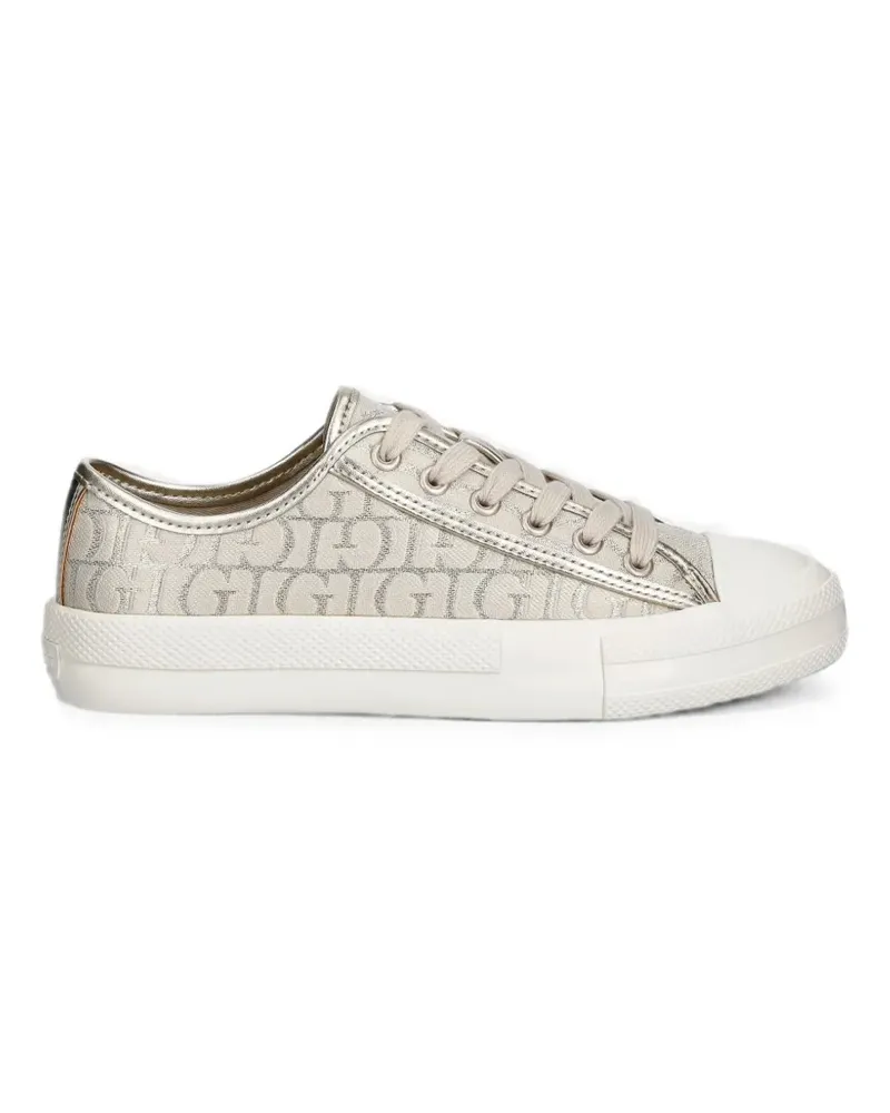 Guess Carey logo-print sneakers - Nude Nude