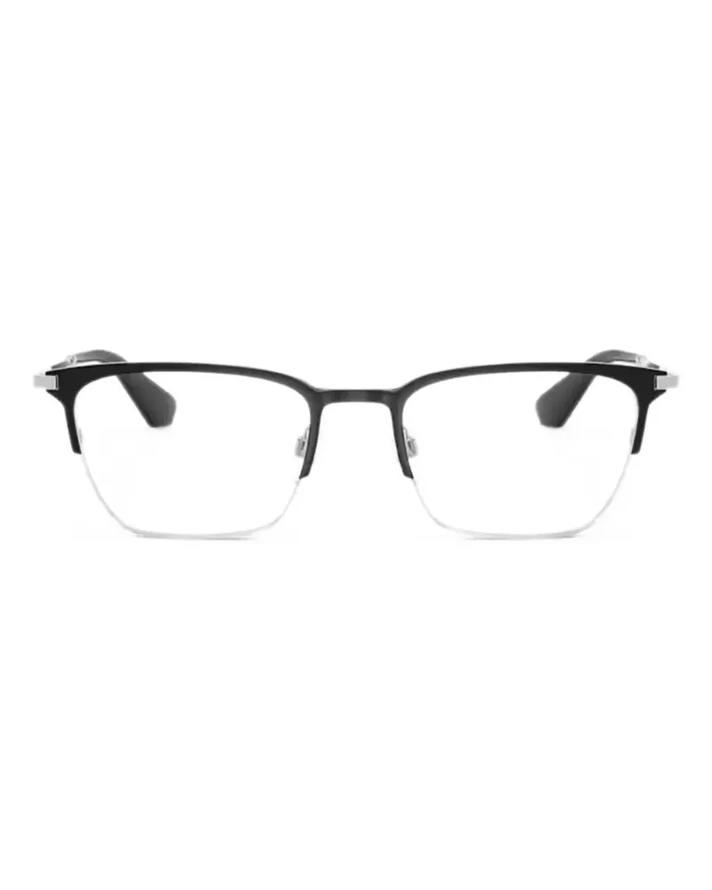 Burberry Brille mit eckigem Gestell - Schwarz Schwarz