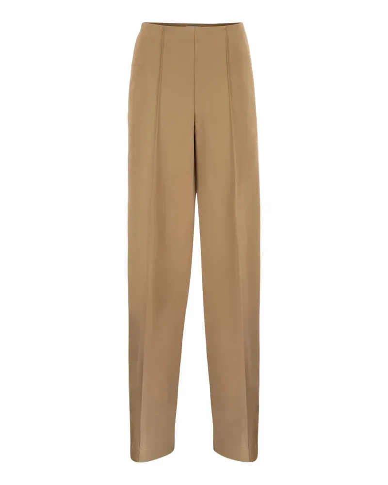 Max Mara Hose mit Bügelfalten - Nude Nude