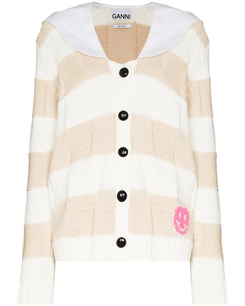 Ganni Gestrickter Cardigan - Nude Nude
