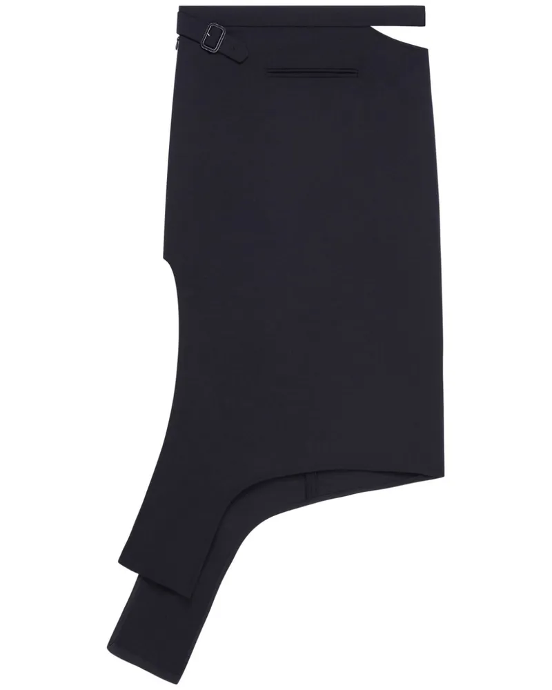 Courrèges Slash Midirock - Schwarz Schwarz