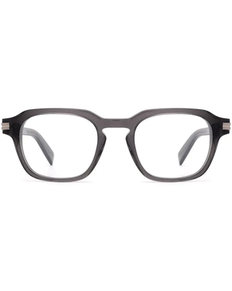 Ermenegildo Zegna Brille mit eckigem Gestell - Grau Grau