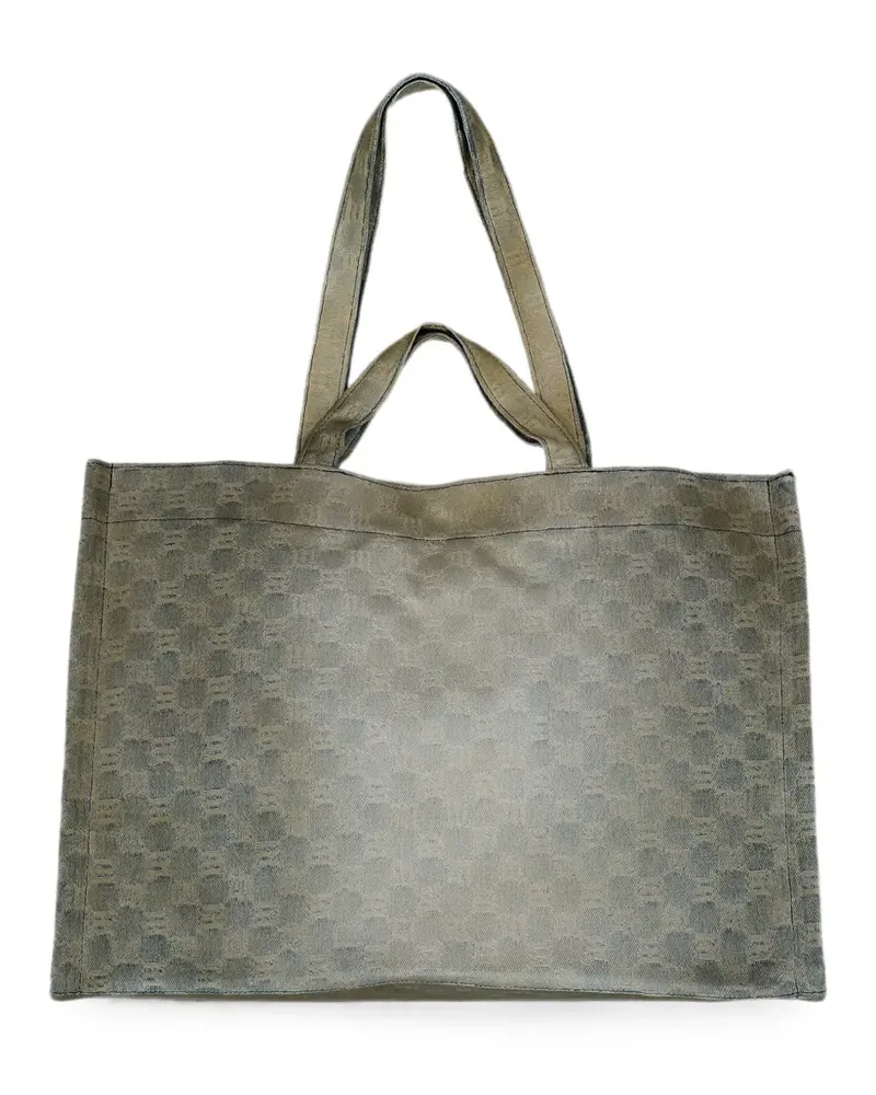 MISBHV Tote Bag mit Jacquard-Monogramm - Grau Grau