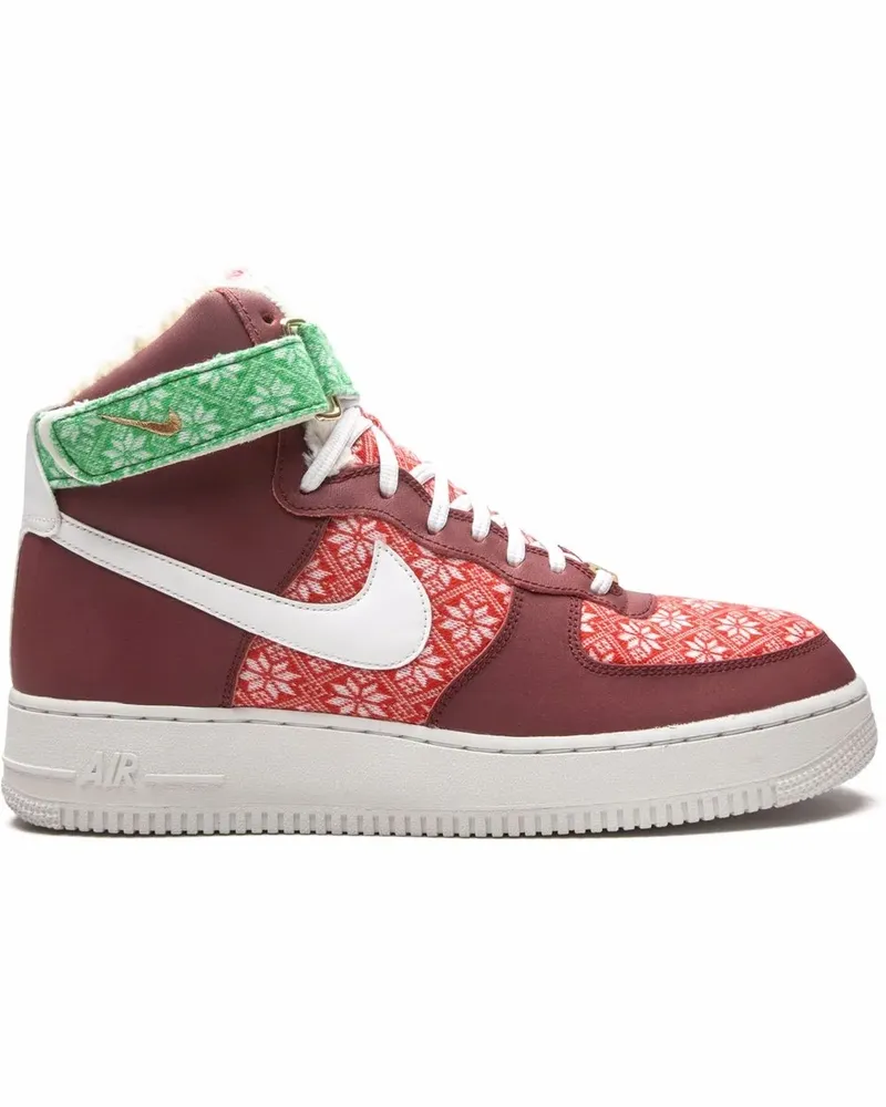 Nike Air Force 1 High Nordic Christmas Sneakers - Rot Rot
