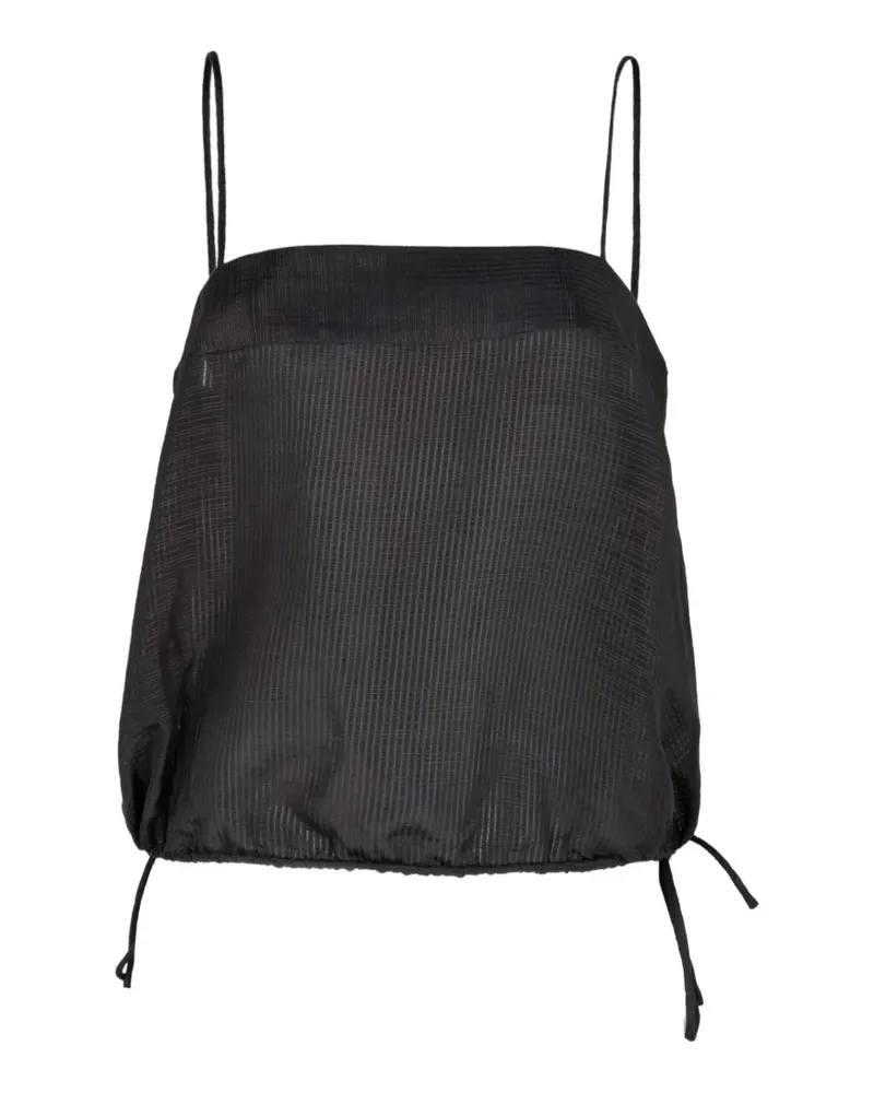 St. Agni drawstring-hem top - Grau Grau
